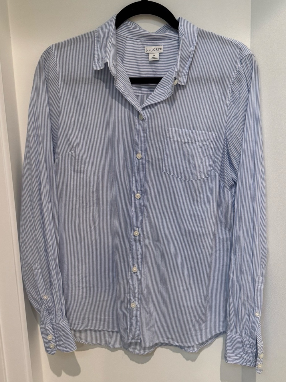 J.Crew Striped Button Down
